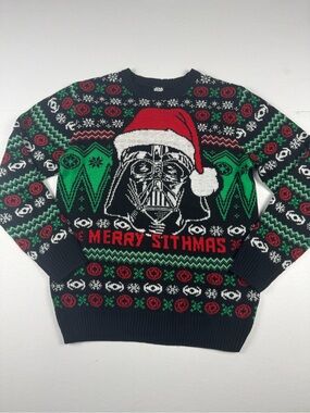Star Wars Darth Vader Merry Sithmas Ugly Christmas Sweater Size L